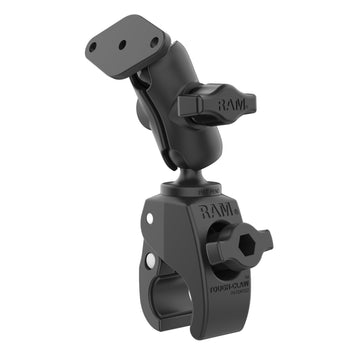 RAM-B-400-A-238U:RAM-B-400-A-238U_1:RAM Tough-Claw<sup>™</sup> Small Clamp Mount with Diamond Plate - Short Arm