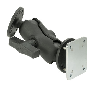RAM-101-B-225B2U:RAM-101-B-225B2U_2:RAM Drill-Down Dashboard Mount with Backing Plate - C Size Short