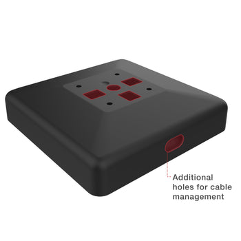 RAP-251-2U:RAP-251-2U_5:RAM Weighted Platform Base with 4-Hole Pattern for GDS Pedestal Docks