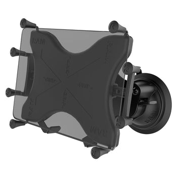 RAM-B-189-A-UN9U:RAM-B-189-A-UN9U_1:RAM X-Grip with Twist-Lock™ Dual Suction for 9"-11" Tablets - Short