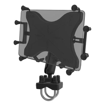 RAM-HOL-UN9-235U:RAM-HOL-UN9-235U_1:RAM X-Grip Mount with Double U-Bolt Base for 9"-11" Tablets