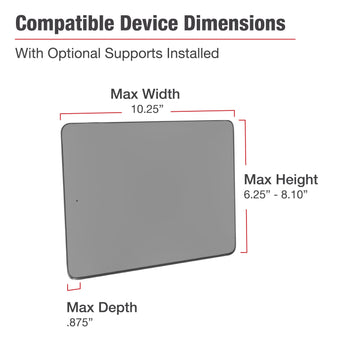 RAM-VB-180-UN9:RAM-VB-180-UN9_4:RAM X-Grip 9-11" Tablet Mount for '07-21 Toyota Tundra + More