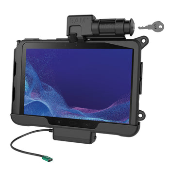 RAM-HOL-SAM57CPKLU:RAM-HOL-SAM57CPKLU_1:RAM Key-Locking USB-C Powered Dock for Tab Active4 Pro & Tab Active Pro
