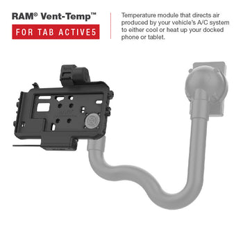 RAM-HOL-SAM58CPTU:RAM-HOL-SAM58CPTU_4:RAM Low-Profile USB-C Powered Dock for Tab Active5 & 3