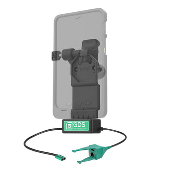 RAM-GDS-DOCKLL-U1CP-RJ45AU:RAM-GDS-DOCKLL-U1CP-RJ45AU_2:GDS Uni-Conn™ Left Locking Powered Dock with USB-A & RJ45 Data