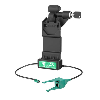 RAM-GDS-DOCKLR-U1CP-RJ45AU:RAM-GDS-DOCKLR-U1CP-RJ45AU_1:GDS Uni-Conn™ Right Locking Powered Dock with USB-A & RJ45 Data