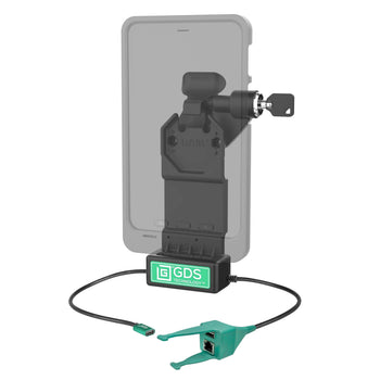 RAM-GDS-DOCKLR-U1CP-RJ45AU:RAM-GDS-DOCKLR-U1CP-RJ45AU_2:GDS Uni-Conn™ Right Locking Powered Dock with USB-A & RJ45 Data