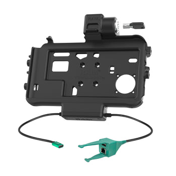 RAM-HOL-SAM58CPKLT-RJ45AU:RAM-HOL-SAM58CPKLT-RJ45AU_2:RAM USB-C Low-Profile Dock + USB-A & RJ45 Data for Tab Active5 & 3