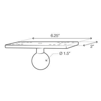 RAM-111BU:RAM-111BU_4:RAM Universal Marine Electronic Ball - C Size
