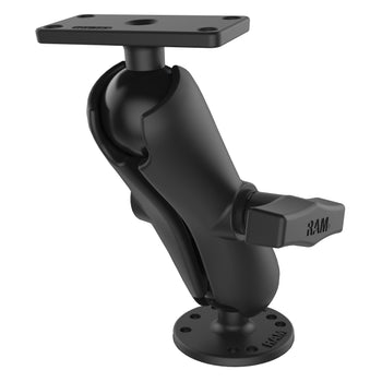 RAM-202-153-202U:RAM-202-153-202U_2:RAM Drill-Down Double Ball Mount for Humminbird Helix 5 - Medium