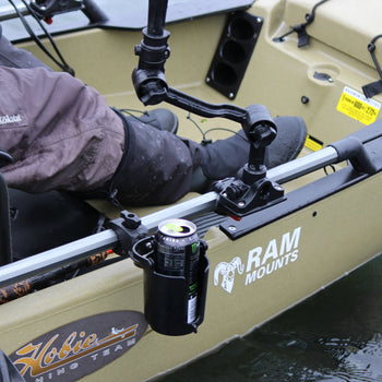 RAM-B-132-400U:RAM-B-132-400U_4:RAM Level Cup™ 16oz Drink Holder with RAM Tough-Claw™ Mount