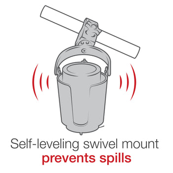 RAM-B-132-400U:RAM-B-132-400U_6:RAM Level Cup™ 16oz Drink Holder with RAM Tough-Claw™ Mount