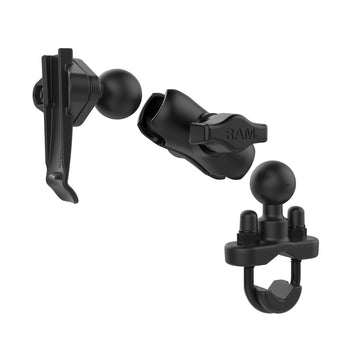 RAM-B-149Z-A-GA76U:RAM-B-149Z-A-GA76U_3:RAM Spine Clip Garmin Mount with Handlebar U-Bolt Base