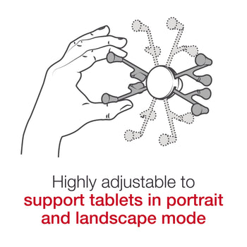 RAM-B-166-UN8U:RAM-B-166-UN8U_6:RAM X-Grip with RAM Twist-Lock™ Suction Cup Mount for 7"-8" Tablets