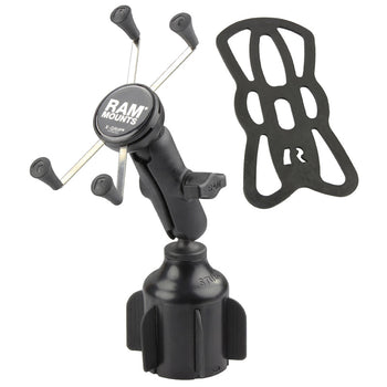 RAP-B-299-4-UN10U:RAP-B-299-4-UN10U_2:RAM X-Grip Large Phone Mount with RAM Stubby™ Cup Holder Base