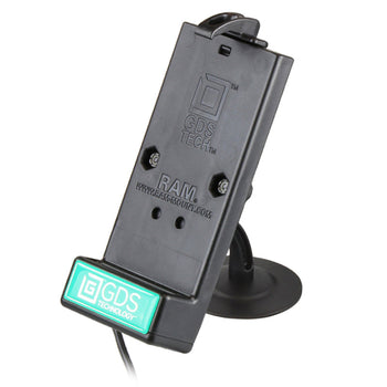 RAP-SB-180-GDS-DOCK-V1CU:RAP-SB-180-GDS-DOCK-V1CU_1:GDS Type-C Phone Dock + Data with RAM Lil Buddy Adhesive Dash Mount