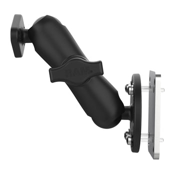 RAM-B-138U-225B2:RAM-B-138U-225B2_2:RAM Double Ball Mount with Backing Plate & Diamond Plate