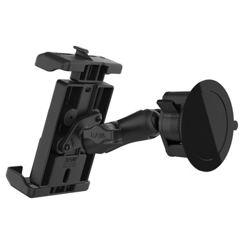 RAM-B-166-PD7U:RAM-B-166-PD7U_3:RAM Quick-Grip™ Pro XL Phone Mount with Twist-Lock™ Suction Cup