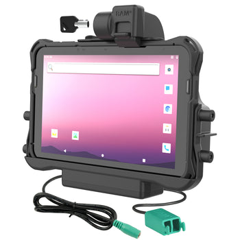 RAM-HOL-HON11PD2KLU:RAM-HOL-HON11PD2KLU_1:RAM Locking Power + Dual USB Dock for Honeywell ScanPal EDA10A