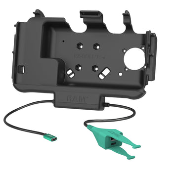 RAM-HOL-SAM60CPN-CAU:RAM-HOL-SAM60CPN-CAU_2:RAM USB-C Modular Dock + USB-C & USB-A Data for Samsung Tab Active5 & 3