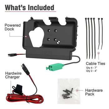 RAM-HOL-SAM61PD2U:RAM-HOL-SAM61PD2U_5:RAM Power + Dual USB Dock for Tab Active5 & 3 with Speaker Box