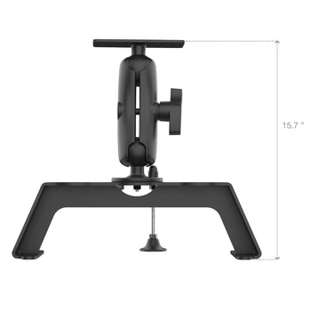 RAM-FF1-D-115:RAM-FF1-D-115_3:RAM Fishfinder Deck Kit with Single Marine Electronic Mount