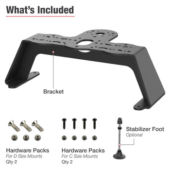 RAM-FF1U:RAM-FF1U_5:RAM Heavy Duty Fishfinder Deck Mount