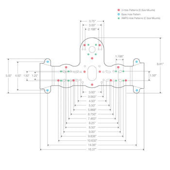 RAM-FF1U:RAM-FF1U_6:RAM Heavy Duty Fishfinder Deck Mount