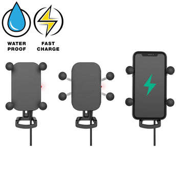 RAM-B-149Z-A-UN12W-V7M-1:RAM-B-149Z-A-UN12W-V7M-1_2:RAM Tough-Charge™ 15W Waterproof Wireless Charging Motorcycle Mount