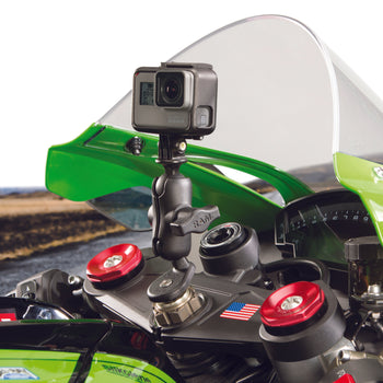 RAP-B-201U-A:RAP-B-201U-A_5:RAM Composite Double Socket Arm - B Size Short