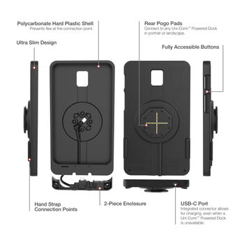 RAM-GDS-SKIN-SAM93-TCB:RAM-GDS-SKIN-SAM93-TCB_5:IntelliSkin Thin-Case™ for Tab Active5 & 3 (Rear Pogo Pads)