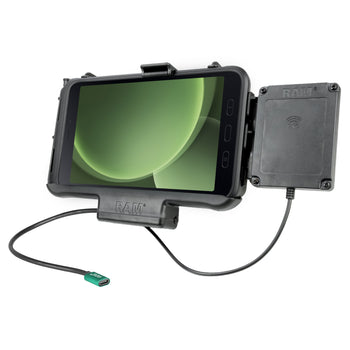 RAM-HOL-SAM60CP-NFCU:RAM-HOL-SAM60CP-NFCU_1:RAM USB-C Powered Dock with NFC Extender for Samsung Tab Active5 & 3