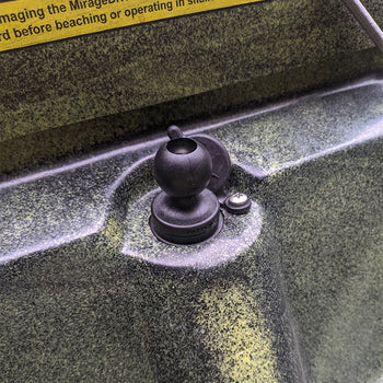 RAP-B-354U:RAP-B-354U_3:RAM Wedge Ball Adapter for Scotty and Hobie Sail Port Base - B Size