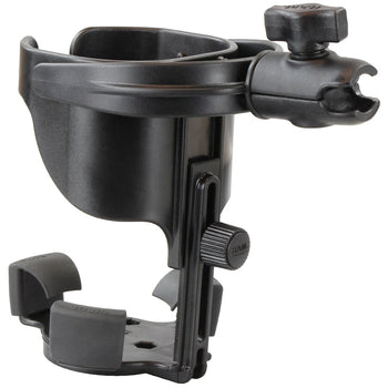 RAP-B-417-200-1U:RAP-B-417-200-1U_4:RAM Level Cup<sup>™</sup> XL 32oz Drink Holder with Single Socket Arm