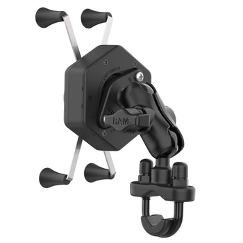RAM-B-149Z-A-UN10-462:RAM-B-149Z-A-UN10-462_3:RAM X-Grip Large Phone Mount with Vibe-Safe™ & U-Bolt Base - Short