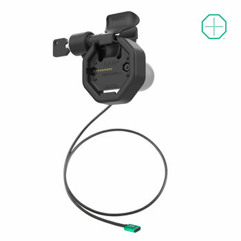 RAM-GDS-DOCKLL-U3CPU:RAM-GDS-DOCKLL-U3CPU_1:GDS Uni-Conn™ Powered Left Locking Snap-In Dock with USB-C Connector