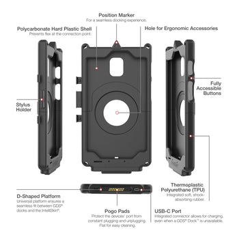 RAM-GDS-SKIN-SAM89-HC:RAM-GDS-SKIN-SAM89-HC_5:IntelliSkin Hard Case for Samsung Tab Active5, Tab Active3 & 2