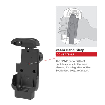 RAM-HOL-ZE17-NP-1U:RAM-HOL-ZE17-NP-1U_4:RAM Form-Fit Holder for Zebra TC73 & TC78
