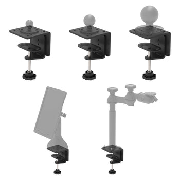 RAM-CC1U:RAM-CC1U_4:RAM Heavy Duty C-Clamp Base For Ball Bases & Pedestal Mounts
