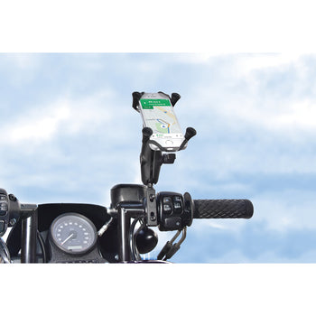 RAM-B-174-UN7U:RAM-B-174-UN7U_4:RAM X-Grip Phone Mount with Brake/Clutch Reservoir Base - Medium