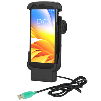 RAM-HOL-ZE24P-1U:RAM-HOL-ZE24P-1U_1:RAM Form-Fit Powered Dock for Zebra TC22 & TC27 without Boot