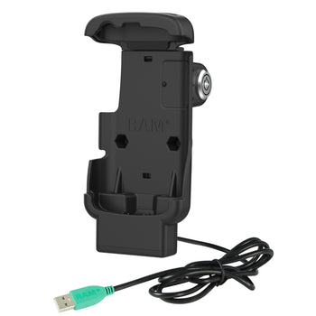 RAM-HOL-ZE24PL-1U:RAM-HOL-ZE24PL-1U_2:RAM Locking Form-Fit Powered Dock for Zebra TC22 & TC27 without Boot