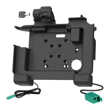 RAM-HOL-ZE25PD2HLU:RAM-HOL-ZE25PD2HLU_2:RAM Power + Dual USB Locking Dock for Zebra ET6x - Heated Pins