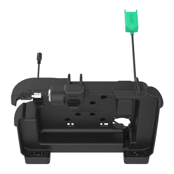 RAM-HOL-ZE25PD2HLU:RAM-HOL-ZE25PD2HLU_4:RAM Power + Dual USB Locking Dock for Zebra ET6x - Heated Pins