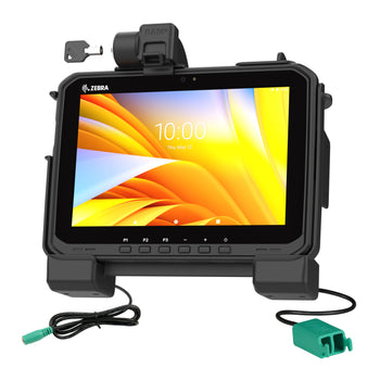 RAM-HOL-ZE25PD2LU:RAM-HOL-ZE25PD2LU_1:RAM Power + Dual USB Locking Dock for Zebra ET6x