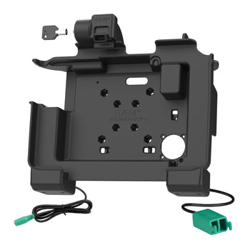 RAM-HOL-ZE25PD2LU:RAM-HOL-ZE25PD2LU_2:RAM Power + Dual USB Locking Dock for Zebra ET6x