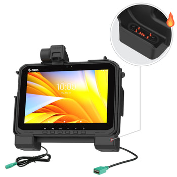 RAM-HOL-ZE25PDHU:RAM-HOL-ZE25PDHU_1:RAM Power + Data Dock for Zebra ET6x - Heated Pins