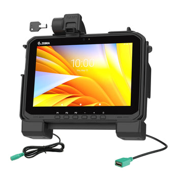 RAM-HOL-ZE25PDLU:RAM-HOL-ZE25PDLU_1:RAM Power + Data Locking Dock for Zebra ET6x
