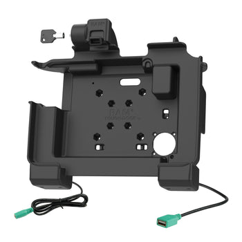 RAM-HOL-ZE25PDLU:RAM-HOL-ZE25PDLU_2:RAM Power + Data Locking Dock for Zebra ET6x