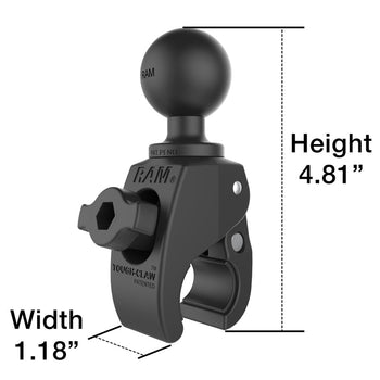 RAP-400U:RAP-400U_2:RAM Tough-Claw<sup>™</sup> Small Clamp Ball Base